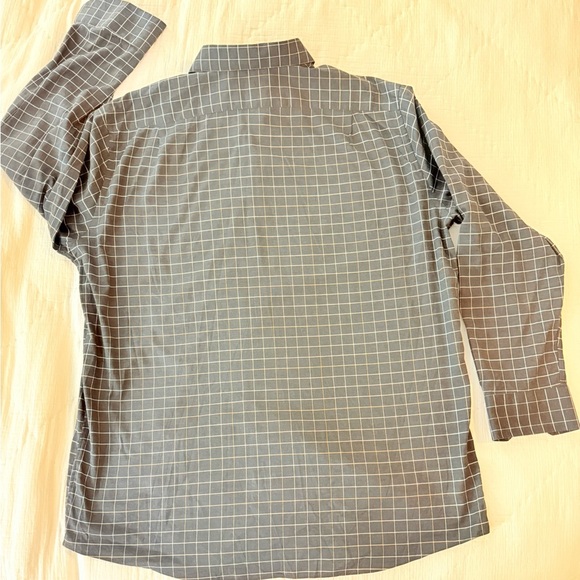 Scott Barber Men’s XXL Windowpane Check Shirt Cotton Cashmere Blend - Picture 5 of 9